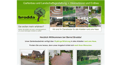 Desktop Screenshot of gartenbau-brodda.de